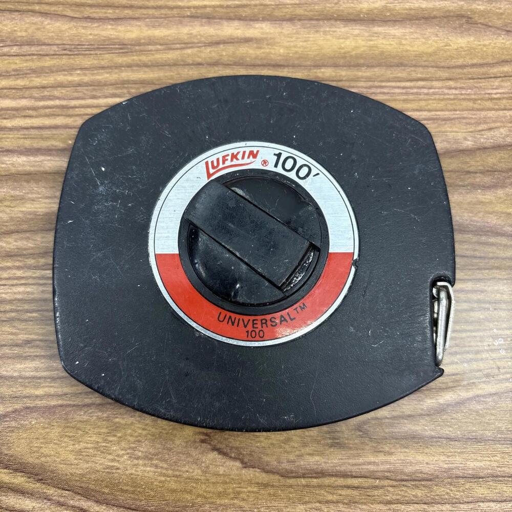 Lufkin 100' Yellow clad steel tape